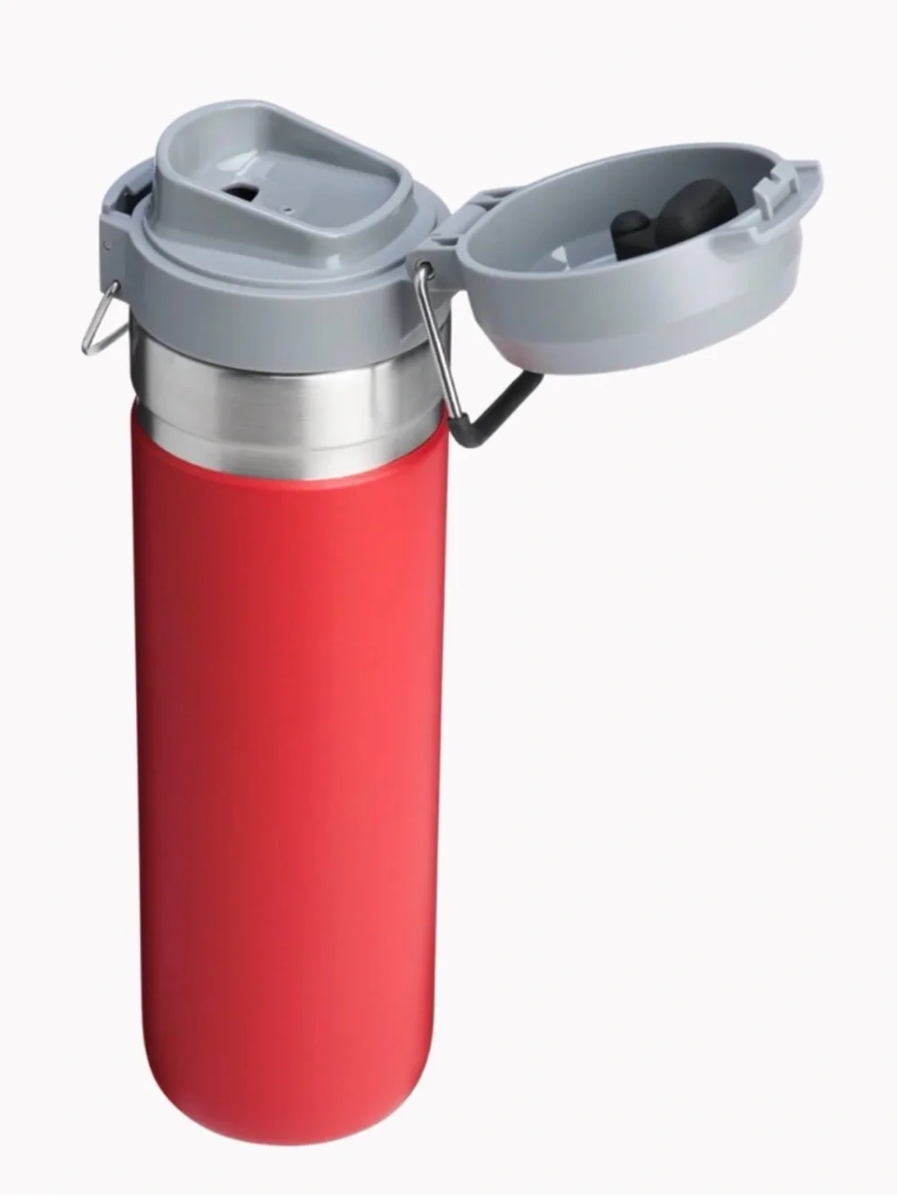STANLEY The Quick Flip Go 24oz Water Bottle, CHILI RED - Picture 6 of 8